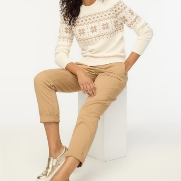 J. Crew Fair Isle Crew Neck Sweater - Picture 1 of 10